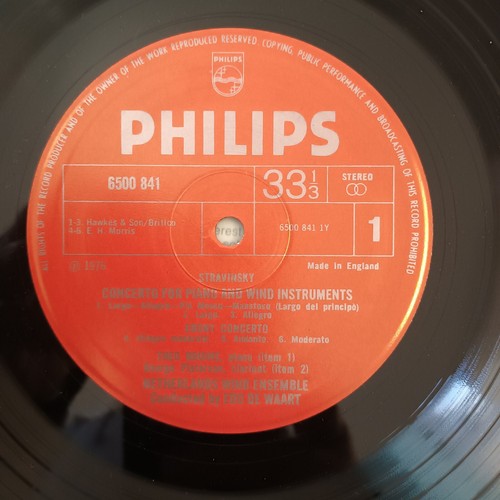 PHILIPS 6500 841 STRAVINSKY CTOS SYMPHONIES FOR WIND *PIETERSON EDO DE WAART* NM - Picture 5 of 7