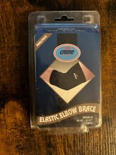 Crane Elastic Elbow Brace White Medium NEW