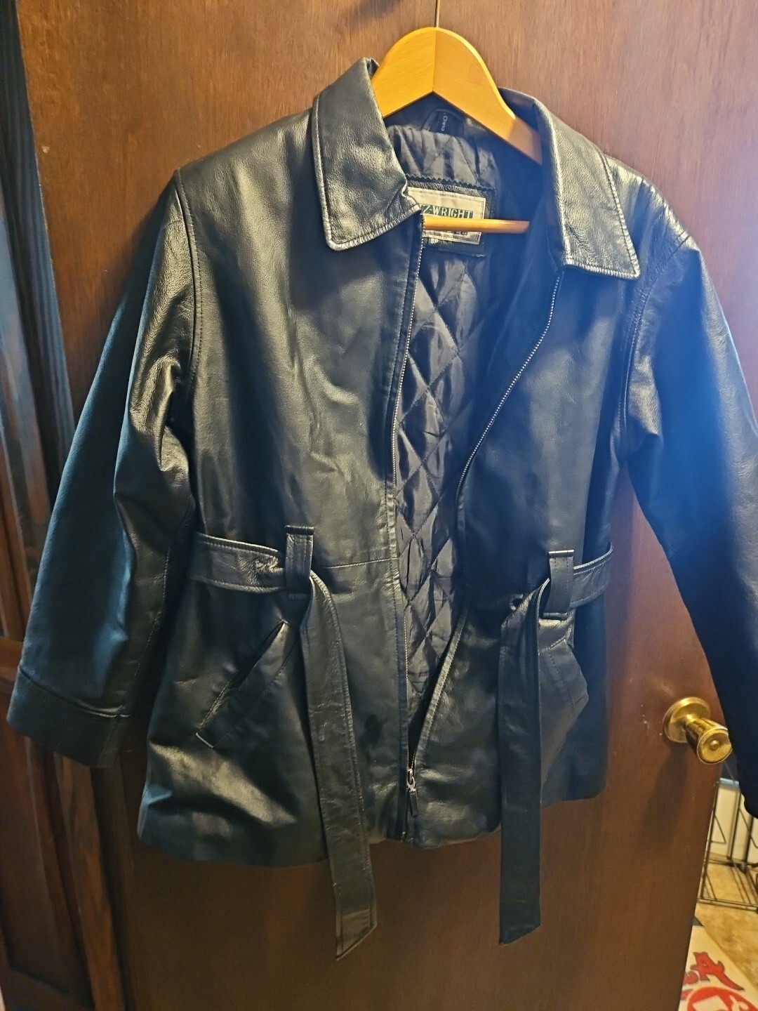 Fitz-wright Leather Jacket Small Petite - image 1
