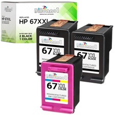 Fits HP 67 HP 67XL HP 67XXL Ink Cartridge for HP Deskjet 1255 2722 2732 Lot