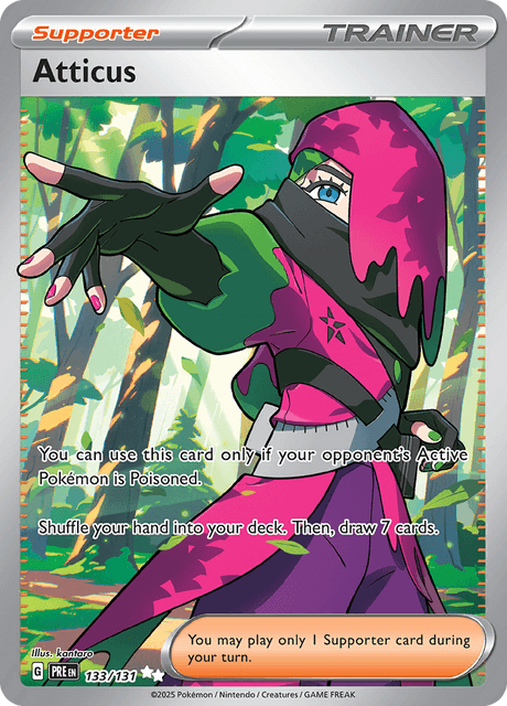 Pokémon TCG Atticus 133/131 Full Art Ultra Rare Prismatic
