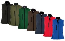 Sol's Womans Ladies Soft Shell Bodywarmer Sleeveless Jacket Vest Gilet