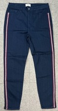 L.T.J Los Angeles Side Stripe Women's Jeans Made In USA Size 31 (Actual 30x26.5)