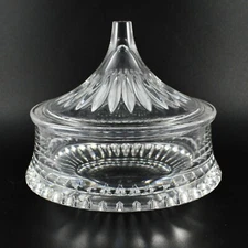 Gorham Crystal Lyric Covered Candy Dish Large 6" Nachtman W Germany