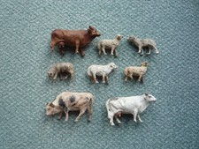 93 alte Tiere & Figuren aus MASSE von ELASTOLIN & LINEOL: Miniatur - Serie