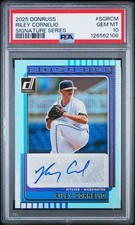 2025 PANINI DONRUSS SIG SER #SGRCM RILEY CORNELIO PSA 10
