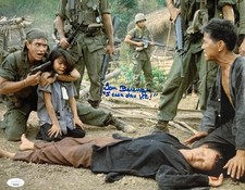 Tom Berenger Signed 11x14 Photo "I Caca dau V.C.!" JSA COA from Private Signing