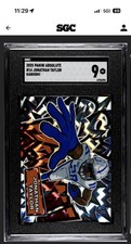 2025 Panini Absolute Horizontal Jonathan Taylor Kaboom! SSP CASE HIT
