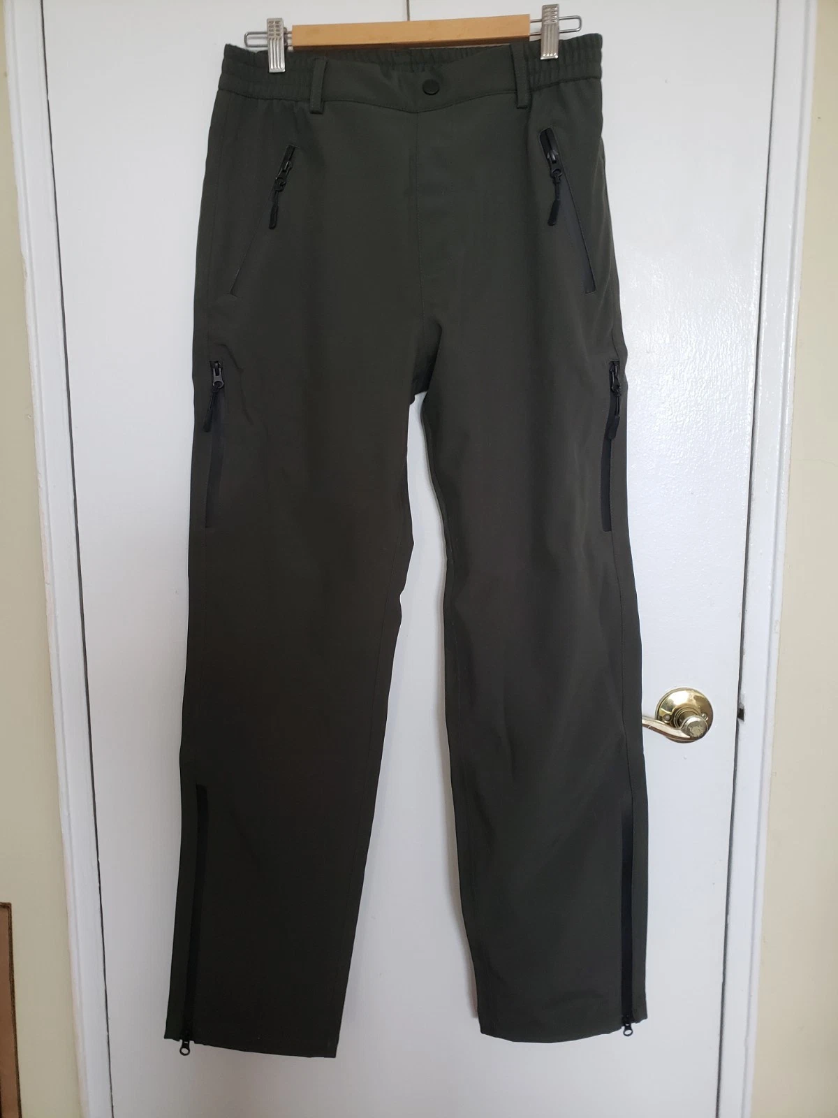 Baerskin Men's Waterproof Soft Shell Pants Hunter Green Size S