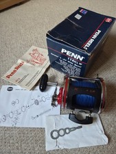 Used Penn Senator 114HLW 6/0 Wide R/H Fishing Reel 114 HLW 