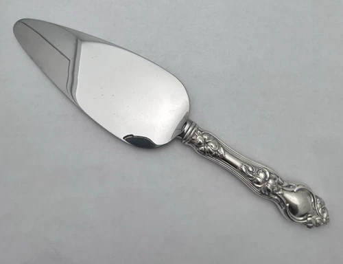 "Violet" by Wallace Sterling Hollow Handle Pie Server 9 5/8" Stainless Blade