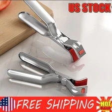2PCS Hot Plate Gripper Clips Anti-Scald Multi-Purpose Tongs for Microwave Oven