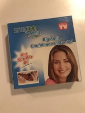 Smile Snap On Upper + Lower False Teeth Dental Veneers Denture Tooth Cover Set