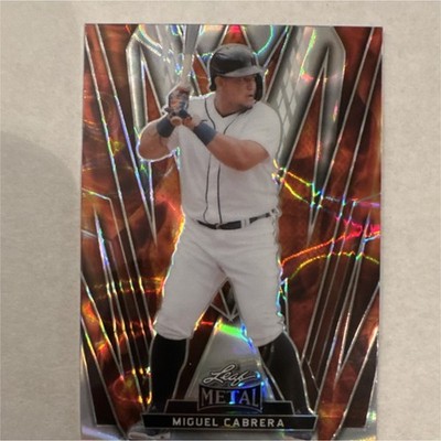 Leaf 2024 Metal Miguel Cabrera #44 1/1 Baseball Short Print Trading Card