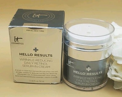 It Cosmetics Hello Results Wrinkle Reducing Daily Retinol Serum-in-Cream 1.7 fl 