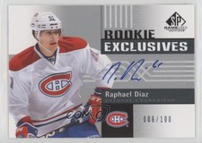 2011 SP Game Used Edition Rookie Exclusives 6/100 Raphael Diaz #RE-RD Auto 1o3