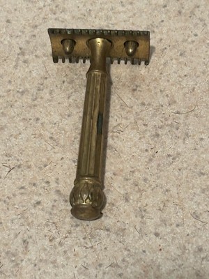 1912? Gillette BRASS Razor - Ball End S/N C238751