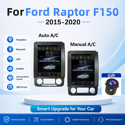 Plug&Play For Ford F-150 2015-2020 12.1'' CarPlay Radio Stereo GPS Tesla Style US