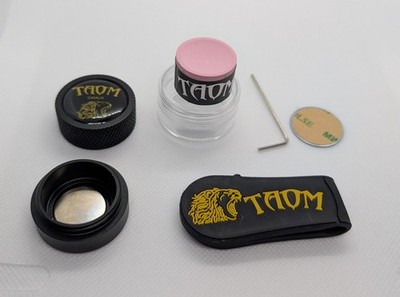 TAOM MAGNETISCHER SCHWARZER KREIDEHALTER & TAOM ECHT PINK PYRO PRO KREIDE & KOSTENLOSER VERSAND