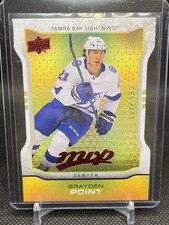 UD MVP 2024-25 BRAYDEN POINT 10th ANNIV. COLORS AND CONTOURS HOCKEY CARD 28/250