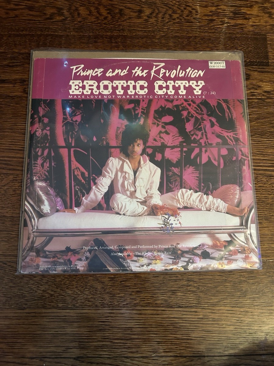 Prince & The Revolution - Erotic City Vinyl 12” RARE Warner Bros