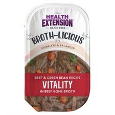Broth-Licious Vitality Beef Green Bean Dog Food 3.5Oz Health