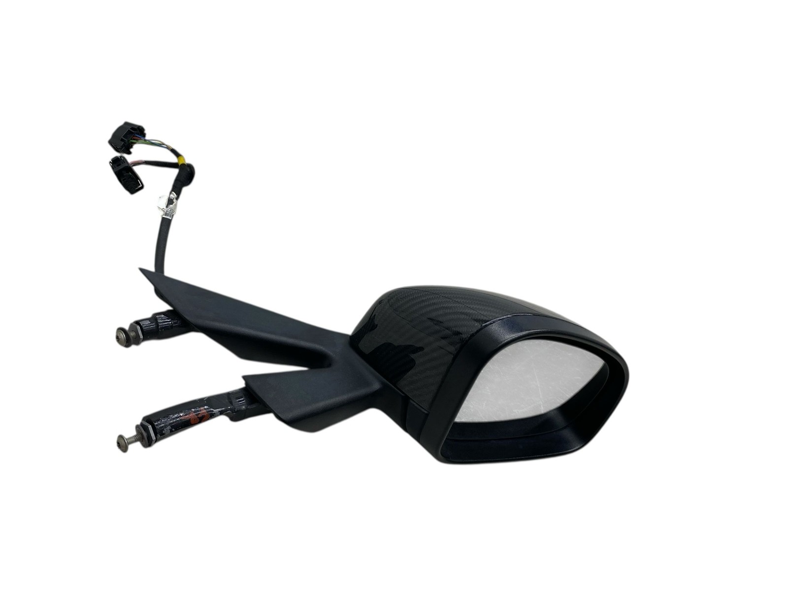 2015 ASTON MARTIN RAPIDE RIGHT PASSENGER CARBON FIBER DOOR MIRROR *SCUFFS* OEM