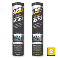 14 Oz. Pro-Grade Multi-Purpose Grease Cartridge for Grease Gun (Pack of 2)