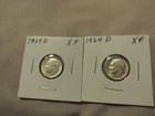 1964D SILVER DIME PAIR--THIS IS THE ITEM YOU WILL GET-FREE SHIP-YOU DECIDE GRADE