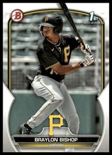 2023 Bowman #BP-90 Braylon Bishop Prospects Pittsburgh Pirates NM+