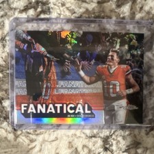 Topps 2025 Chrome Fanatical FF-18 Bo Nix Denver Broncos Hologram Insert