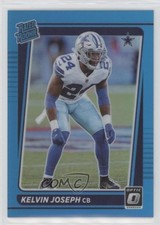 2021 Panini Donruss Optic Rated Rookie Aqua Prizm 43/299 Kelvin Joseph #250 16rl