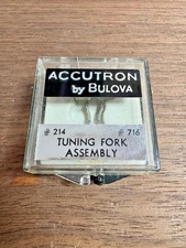 Vintage Bulova Accutron Caliber 214 Part #716 TUNING FORK untested