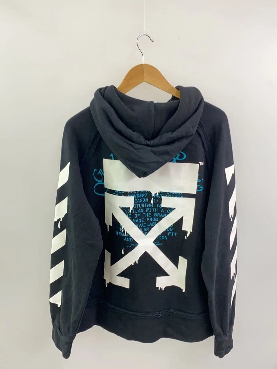 OFF WHITE Frecce Gocciolanti Incomp Cappuccio XXS BLK OMBB057R20E30005