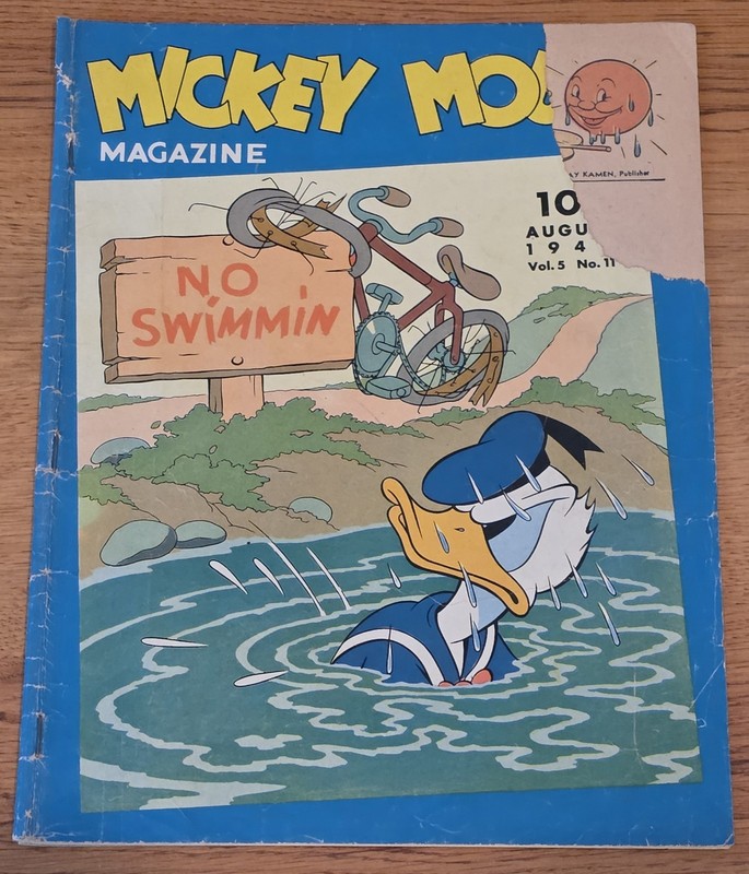 Vintage Disney 1940 Vol. 5 #11 Mickey Mouse Magazine RARE