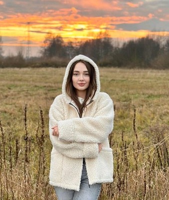 Wolljacke MERINO Schurwolle 100% Merinowolle  - Weiß Natur Farbe 