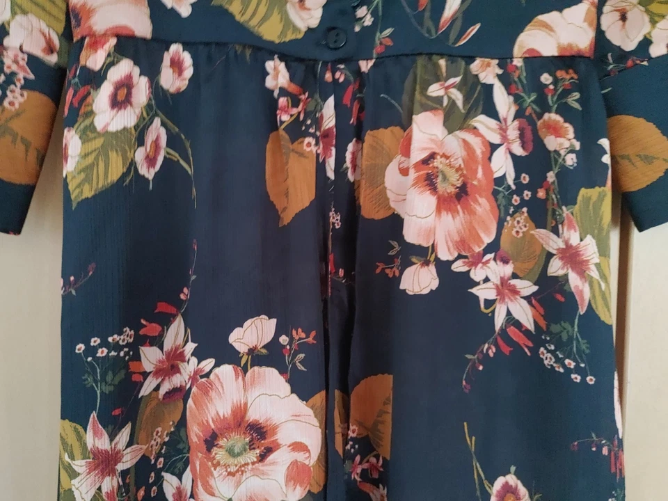 Tolles Kleid mit Innenshorts, Herbstfarben, ZARA Basic, Gr. XS - Bild 2 von 4