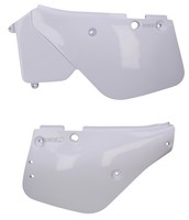 UFO Seitenteile Passt An Yamaha YZ 125 86-88 YZ 250 86-87 YZ 490 86-90 Weiß