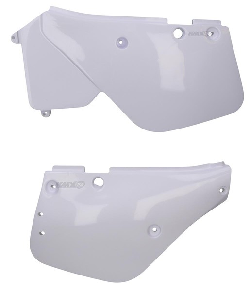 UFO Seitenteile Passt An Yamaha YZ 125 86-88 YZ 250 86-87 YZ 490 86-90 Weiß-image