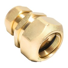 1/2" 7lb Lead to 15mm Copper Pipe Fitting - Lead Loc - 2 PACK