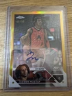 2023-24 Topps Chrome OTE Overtime Elite - Auto Jaeden Mustaf Gold Refractor /50