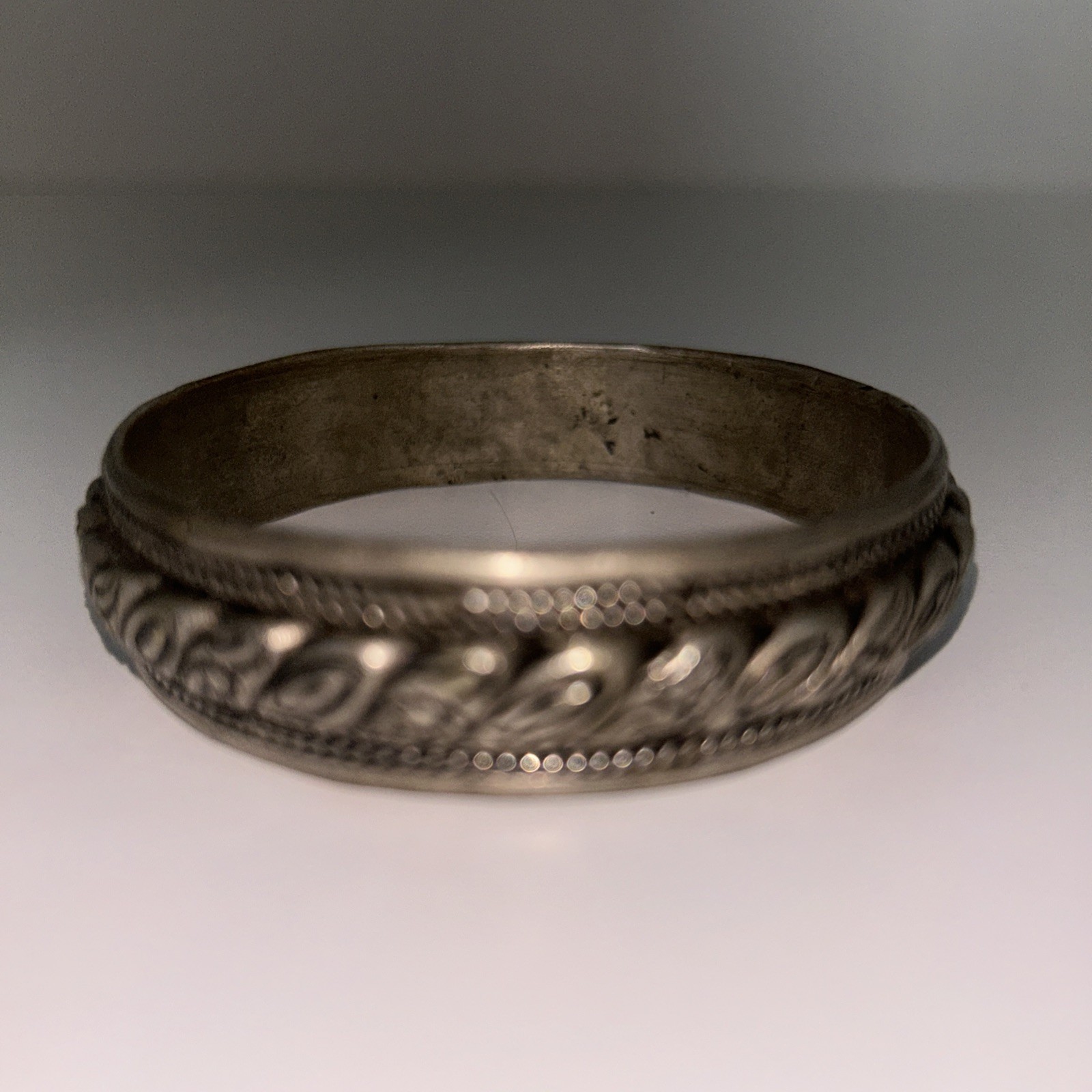 Handcrafted Solid Silver Bracelet 80g - image 2