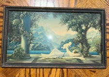 1920s FOX URGELLES "Mother and Child" ORIGINAL PRINT BY BORIN 1925-FRAMED