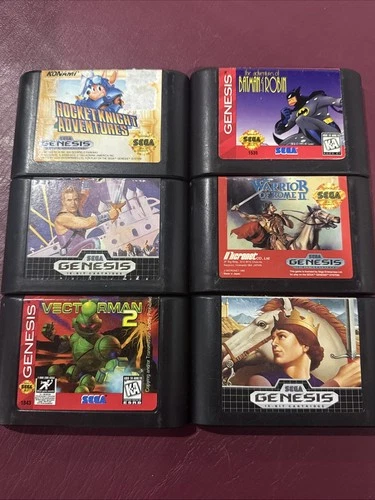 Lot Of 6 Sega Genesis Games CARTRIDGE ONLY