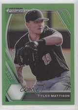 2021 Panini Prizm Draft Picks Lime Green Prizm 31/75 Tyler Mattison #PDP104 fm0