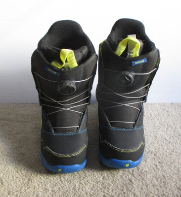 Burton Zipline Boa Youth Kid's Black Snowboard Boots Size US 4