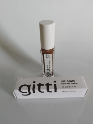 GITTI VEGAN NATURAL Nr. 04 VISIONIST LIQUID EYESHADOW GOLDEN PEARL 6 ML 