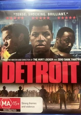 Detroit BLU RAY (2017 Kathryn Bigelow / John Boyega true story drama movie)