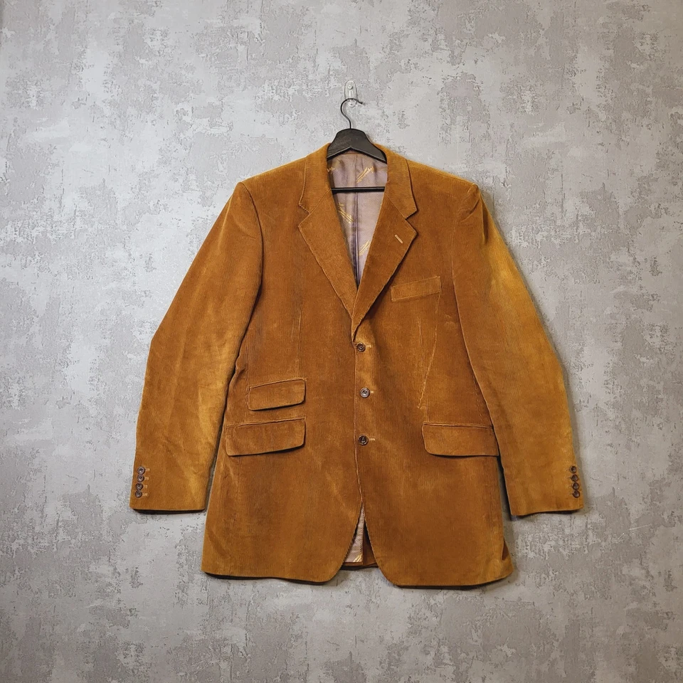 Conjunto de traje de pana Aquascutum para hombre 44L (W36xL29) conjunto de 2 piezas pantalones blazer Foto 2 de 4