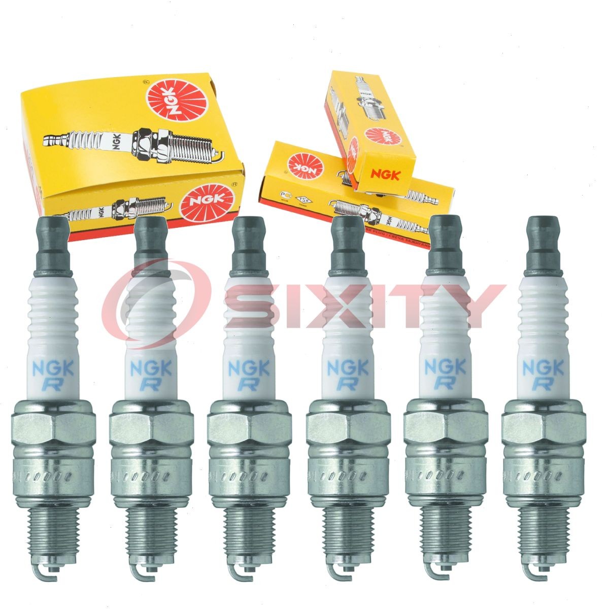 6 pc NGK 6786 CR5HSB BLYB Standard Spark Plugs for Z9Y U16FSRUB U16FS-UB cj